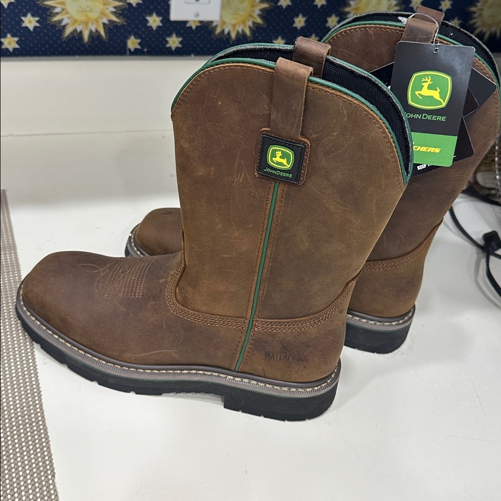 Skechers Brown Boots John Deere